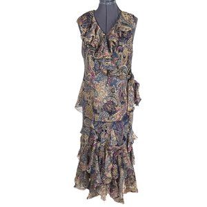 # Ralph Lauren - Skirt & Wrap Top Set